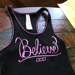 Lorna Jane Tank Top Believe Sz Small